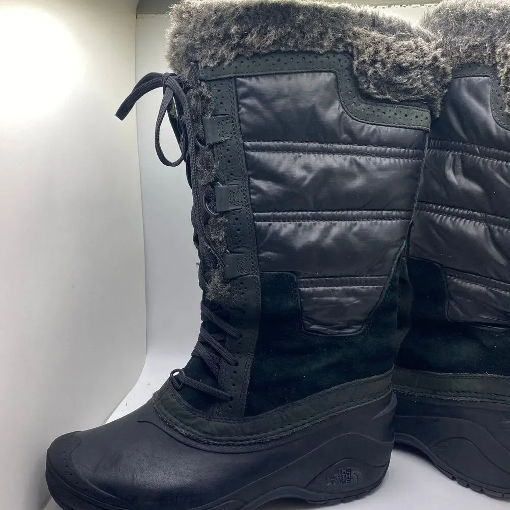 North Face Insulated Waterproof Winter Boots Size 6.5